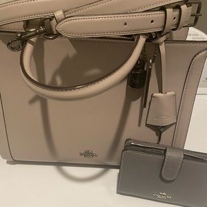 Coach handbag and wallet